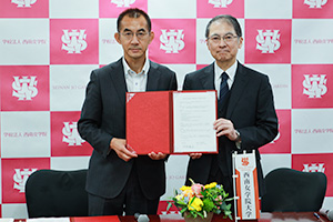 門司大翔館高等学校との教育連携協定